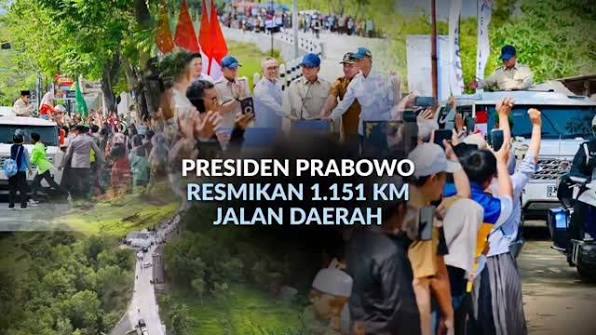 prabowo resmikan jalan